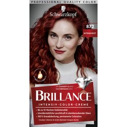 Schwarzkopf Brillance barva za lase - Intensive Color Cream - 872 Intense Red Cene