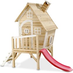 EXIT Toys Drvena kućica za igranje Fantasia 300 - Natural Cene