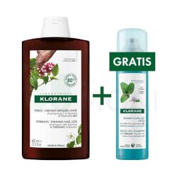 Klorane Šampon sa kininom + Šampon za suho pranje sa metvicom GRATIS Cene