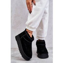 Kesi Fashionable Suede Low Snowshoes Black Nucca Cijene
