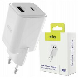 ALLITY zidni punjač USB-C 1x USB-A 30W bijela Cene