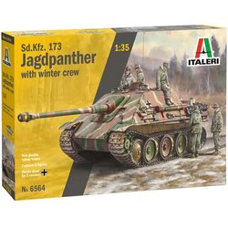 Italeri 1/35 Sd.Kfz.173 Jagdpanther s posadom u zimskim uniformama maketa Cene