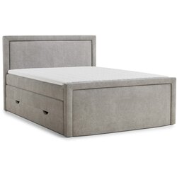 Maison de Rêve Sivo-bež boxspring postelja s prostorom za shranjevanje 180x200 cm Fresco – Cene