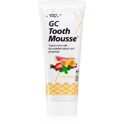 Gc Tooth Mousse remineralizacijska zaščitna krema za občutljive zobe brez fluorida okus Tutti Frutti 35 ml Cene