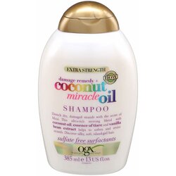 OGX Coconut Miracle Oil šampon za jačanje oštećene kose s kokosovim uljem 385 ml Cene