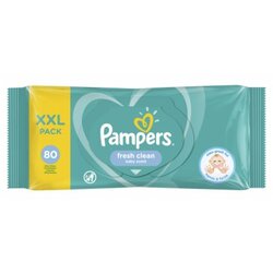 Pampers Otroški robčki Fresh Clean XXL - 80 kosov Cene