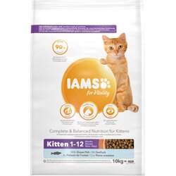 IAMS for Vitality Kitten z morsko ribo - Varčno pakiranje: 2 x 10 kg Cene