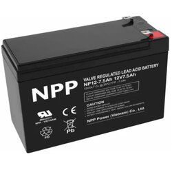 UPS Battery NPP NP12V-7.5Ah AGM BATTERY C20=7.5Ah, T1 Cene