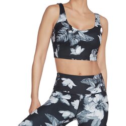 Skechers ženski sportski grudnjak bra gosculpt magnolia dreams long line bra WBR116-BKMT Cene