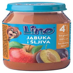 Lino voćna kašica jabuka i šljiva 190g Cene
