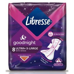 Libresse ultra thin goodnight extre wings higijenski ulošci 8 komada Cene