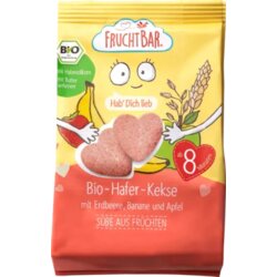 FRUCHTBAR Bio ovseni piškoti - jagoda, banana in jabolko Cene