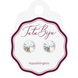 Tutu Biju naušnice rivolo 10 mm crystal TRI100C001 Cene