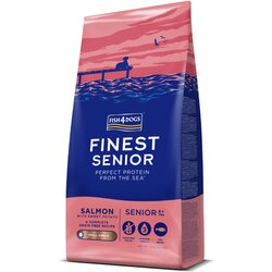 Fish4Dogs Finest SENIOR Salmon & Sweet potato, small kibble - Losos i batat, malo zrno, 6kg Cene