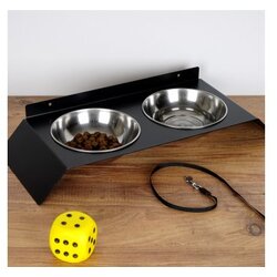 Hanah home PET018 Posuda za kućne ljubimce, crna Cijene