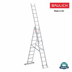 Baulich 3x10 Trodelne Aluminijumske Merdevine PRO - 5,4m Cene