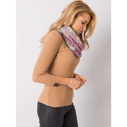 Fashion Hunters Light gray scarf with flowers Cijene