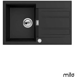 Milo Granitna sudopera Avangard 78x46cm Lava stone ø90 Cene