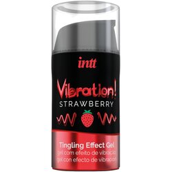 Intt Stimulacijski gel Vibration! Strawberry, 15 ml Cene