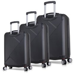 Zoozie Bags set kofera 8008, 3 dijela, crni Cene