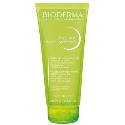 Bioderma Sébium Gel Moussant Actif globoko čistilni gel za mastno in problematično kožo 200 ml Cene