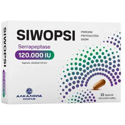 Alkaloid siwopsi serapetaza, 120.000 iu, 15 kapsula Cene
