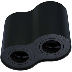 LED-LABS Stropna nadometna svetilka LENO - črna Cene