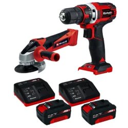Einhell set aku bušilica i brusilica power x-change tc-tk 19 li kit Cijene