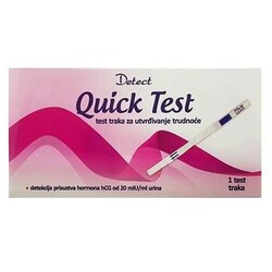 Detect Test traka za utvrđivanje trudnoće Quick Cene