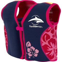 KONFIDENCE PLAVALNA OPREMA ZA OTROKE OTROŠKI PLAVALNI JOPIČ NAVY HIBISCUS 1.5- 3 L Cene