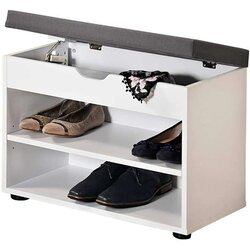 Kesper KSP15914 mini cipelarnik beli sa jastukom za sedenje 60X45X30CM Cene