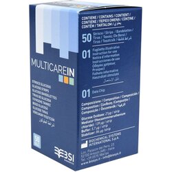 BSI MultiCarein testni lističi za merjenje glukoze 50 kom. Cene