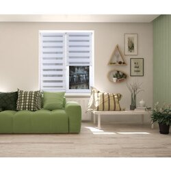 Luance zebra roletna 120x180 cm bela ( 350212018001 ) Cene