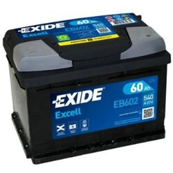 Exide akumulator Excell, 60AH, D, 540A, EB602 Cene