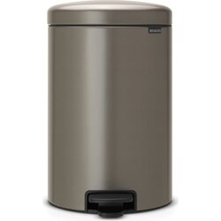 Brabantia Koš za smeti s pedalom 20 L s plastičnim vložkom - platina Cene