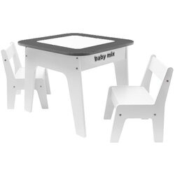 Baby Mix Dječji stol i stolice Leaf grey Cene