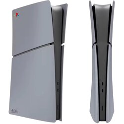Playstation 5 Slim Digital ohišje sive barve v stilu 30th Anniversary Cene