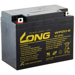 Long Dolga 6V 20Ah svinčena baterija F3 (WP20-6), (21230826) Cene