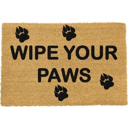 Artsy Doormats Predpražnik iz naravnih kokosovih vlaken Wipe Your Paws, 40 x 60 cm Cene