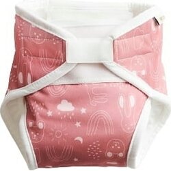 Vimse all-in-one platnena pelena L - Rusty Pink Teddy Cene