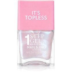 Nails Inc. It’s Topless gel lak za nokte za dugotrajni efekt nijansa Kat Baby Pink Iridescent 14 ml Cene