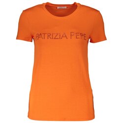 Patrizia Pepe Ženska Majica Kratkih Rukava Narančasta Cene