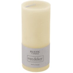 Rustic candles by Ego dekor bijela svijeća Rust, vrijeme gorenja 58 h Cene