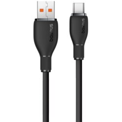 Baseus kabl brzo punjenje pudding series usb to type-c 100W, 1.2m, cluster black Cene