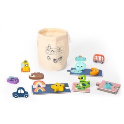 Tooky Toy Montesori igra Memo igra dodirivanjem Cene