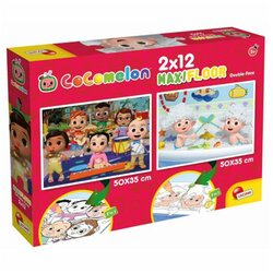 Lisciani Puzzle Cocomelon Gradimo, Dvostrane, 2x12 dijelova Cene