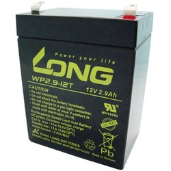 Long WP2.9-12 WP2.9-12 svinčeni akumulator 12 v 2.9 ah svinčevo-koprenast (š x v x g) 79 x 107 x 56 mm ploščati vtič 4\,8 mm nizko samopraznjenje\, brez vzdrževanja, (20439416) Cene