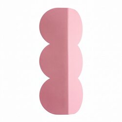 Thoro Rožnata aluminijasta stenska svetilka BISCUIT – Cene
