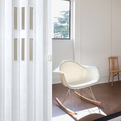 Harmonika vrata VIVALDI PIONEER GLASS 281 WHITE OAK 84x203 cm Cijene