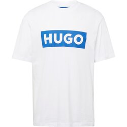 Hugo Blue Majica 'Nico' modra / bela Cene
